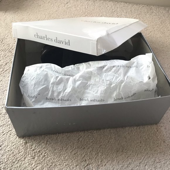 NEW Charles David Dark Brown Wedge Sandals 10M - Picture 13 of 14